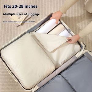 Oxford Cloth Travel Storage <b>Bag</b> Portable <b>Compression</b> for Finishing Down Jacket Storage New Cloth Artifact Set - Product Image 4
