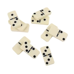 Bán Sỉ Tùy Chỉnh Màu Ngà <span class=keywords><strong>Domino</strong></span> Đặt <span class=keywords><strong>28Pcs</strong></span> Đôi Sáu Trong Hộp Gỗ Cho Cổ Điển Cờ Bạc Trò Chơi Thăng Hoa Dominoes Thiết Lập - Product Image 5