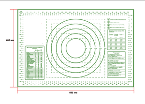 Популярный русский силиконовый коврик для раскатки теста, инструмент для выпечки и выпечки для идеального результата - Product Image 2
