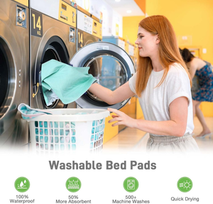 Toptan 300 adet büyük boy kullanımlık yıkanabilir Underpad inkontinans yatak pedleri annelik göğüs pedleri bezi/yetişkinler için bebek bezleri - Product Image 5