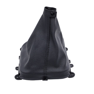 Fcgsk Housse anti-poussière en cuir pour levier de vitesse, noire, pour voitures modernes, type bouton FC-M03 - Product Image 1
