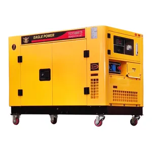 China Manufacture Hot sale 10kva super silent diesel generator 10kw generator diesel soundproof ATS remote control 20kva 16kw