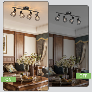 <span class=keywords><strong>Spot</strong></span> de <span class=keywords><strong>plafond</strong></span> E14 à 4 voies, moderne et réglable, à montage en surface, rail <span class=keywords><strong>LED</strong></span> noir en métal pour salon et cuisine - Vente chaude - Product Image 3