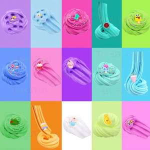 Hot Sale High Popularity Eco-Friendly Fluffy PVA Slime Toy Kids DIY Colorful <b>Magic</b> Changing Playdough Clay High Popularity Slime - Product Image 5