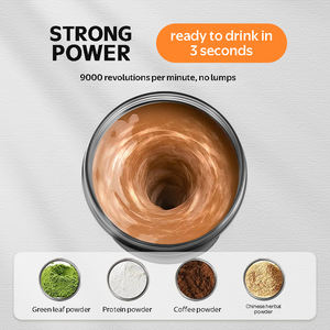 Produit Officiel Authentique – Tasse Mélangeuse Portable Super Puissante Rechargeable pour Café et Protéines à Mélange Automatique - Product Image 4