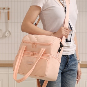 MKW4294 Vente en gros Sac à lunch double épaisseur pour pique-nique <span class=keywords><strong>voyage</strong></span> extérieur Sac à repas portable Sac isotherme étanche et réutilisable - Product Image 4