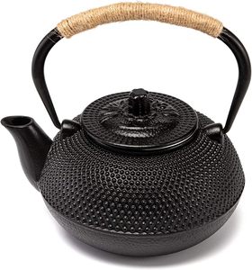 Giapponese Tetsubin bollitore tè in ghisa teiera in acciaio inox infusore nero 900ml interno completamente <span class=keywords><strong>porcellana</strong></span> - Product Image 1