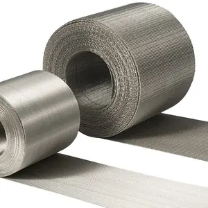 Malla de filtro de tejido holandés de sarga inversa rota de acero inoxidable 132/18 malla 316L Material malla de alambre cuadrado cinta de malla de filtro transportador