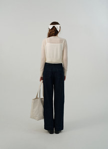 Một Kích Thước Duy Nhất Ngực Vòng Cổ Áo Khoác Ngắn Phong Cách Alpaca Len Dệt Kim Áo Len Dài Tay Áo Len Cardigan - Product Image 6