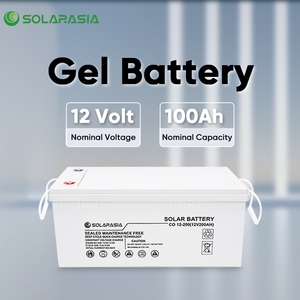 ホットセール ゲルバッテリー 12V 100AH 150AH 200AH 250AH ディープサイクル充電式鉛蓄電池（蓄電用） - Product Image 6