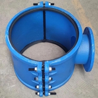 Raccord de dérivation rapide pour pipeline, résistant à la corrosion, homologué pour l'installation souterraine, avec connectivité à bride, pour réparation de tuyaux et raccordement fractionné