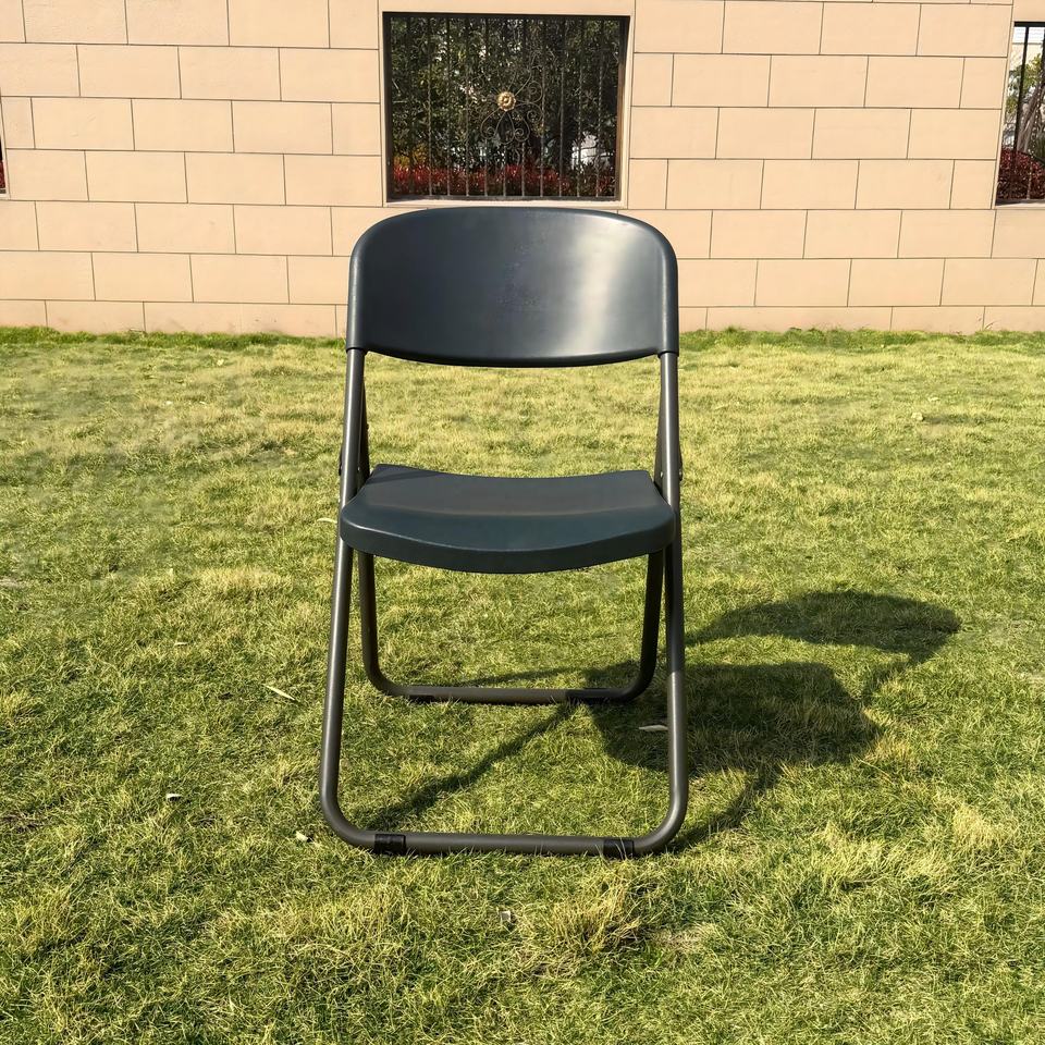 Foldable Seating Examples Easy Fold Carry Plastic Folding Seating With Steel Support Frame for ...