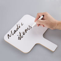 Support d'affichage en carton 3MM pliable 15x20cm, tableau blanc vierge effaçable à sec, pour tableaux de scores et tableaux de réponse