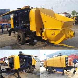 Vente d'usine JIUHE, pompe à béton sur remorque, machine à couler du béton à vendre en Afrique - Product Image 6