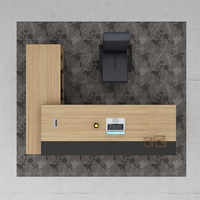 Executive Ceo Manager Desk Set moderno ufficio capo scrivania L a forma di scrivania