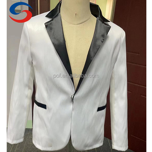 Chaqueta de Esmoquin Luminosa con Diseño de Moda Led Burning Man, Ropa Luminosa con Fibra Óptica, Trajes de Lujo con Luces Led para Fiestas y Bodas - Product Image 6