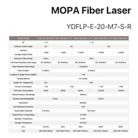 JPT YDFLP-E-20-M7-S-R MOPA-módulo láser de fibra, 20W, con punto rojo, alta calidad, para máquina láser de fibra