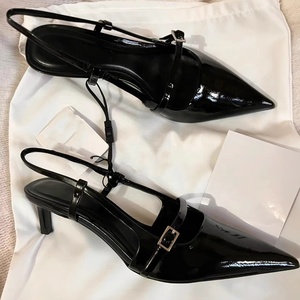 Sandalias de Tacón Alto Rojas y Sexys con Logotipo Personalizado para Dropshipping, Zapatos de Mujer con Punta en Pico y Tacones Altos para Damas - Product Image 3