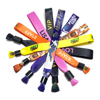 Gzsanta – Bracelets tissés en polyester personnalisables, 12 couleurs disponibles, conception gratuite, pour événements lumineux – Vente en gros