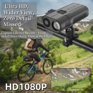 Cámara de Bicicleta con Linterna LED HD 1080p, Grabador de Movimiento, Luz de Bicicleta con Wifi y Tarjeta de Memoria TF para Grabación de Video al Aire Libre - Product Image 3