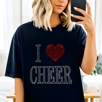 Design personnalisé pour t-shirt avec strass et transfert thermique