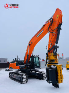 サイドグリップバイブロハンマーAT75B 40-50トン掘削機搭載 - Product Image 3