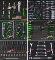Armoire à outils robuste à 7 tiroirs verrouillables avec un ensemble de 200 outils à main pour garage, réparation automobile, atelier, support OEM ODM