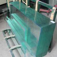Paneles de Vidrio Templado de Alto Rendimiento de 10 mm y 12 mm para Mamparas de Baño, Barandillas de Hospital, Uso en Exteriores - Diseño Moderno