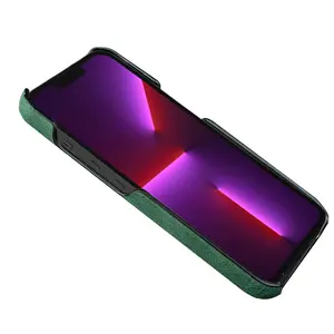 Fábrica Vender Diretamente Premium PU PC 2 em 1 Caixa De Couro Do Telefone Móvel Para iPhone para Samsung logotipo personalizado disponível