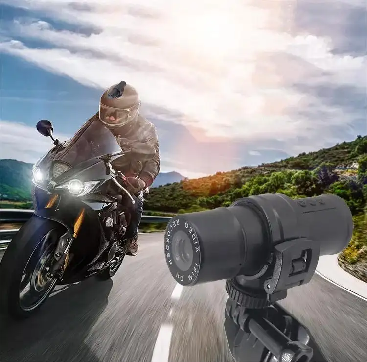 Спортивная Экшн-камера для велосипеда и мотоцикла Водонепроницаемая видеокамера Full HD 1080P Wifi видеорегистратор Автомобильный видеорегистратор