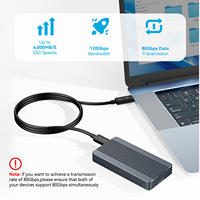 Carte de capture blindée monocanal Thunderbolt 5 TB5 80 Gbit/s avec câble de 0,5 m pour imprimante USB4/USB3.2 iOS Mac Windows