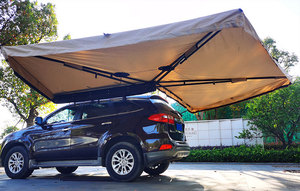 Retráctil camper van 4x4 Sunproof de techo de coche <span class=keywords><strong>fiamma</strong></span> de 270 grados del lado del coche <span class=keywords><strong>toldo</strong></span> tienda con paneles de luz LED - Product Image 5