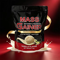 1 kg de poudre de protéines de lactosérum à la vanille OEM/ODM, teneur élevée en protéines, croissance musculaire, complément nutritionnel après l'entraînement, nutrition pour la salle de sport