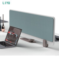 Table de bureau convertible en bois Liyu Foshan Clover, poste de travail moderne pour 2 à 8 personnes avec cloison