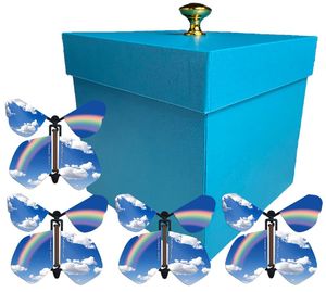 Креативная коробка-сюрприз в форме торта с летающими бабочками для подарков на дни рождения, выпускные и праздничные украшения - Product Image 5