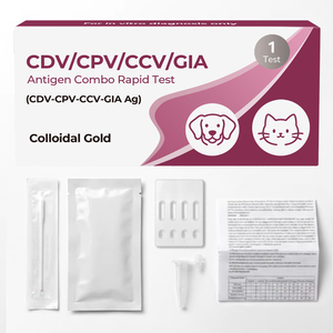 Prueba Combinada de Antígenos Caninos para CDV/CPV/CCV/Giardia, 4 Patógenos, Detección Fecal, Fábrica con Certificación ISO13485, OEM, Envío en 48H, Uso Veterinario - Product Image 5