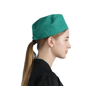 Mint Chef Unisex Beanie Hat Breathable 100% Cotton Sweatband Embroidered Character Style for Adults Digital Printing for Winter