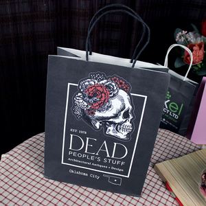 Bolsas de Papel con su Propio Logotipo, Bolsas de Papel Kraft Recicladas Ecológicas Impresas con Logotipo Personalizado, Bolsas de Papel de Calidad para Empaque - Product Image 4