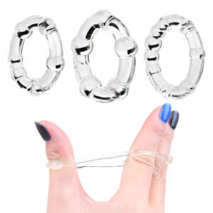 Ejaculation TPE Penis Sleeve Sex Toys G-spot Stimulation Male Cock Ring - Product Image 1