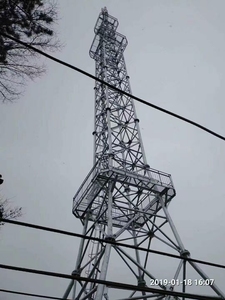 Torre de Comunicación de Acero Galvanizado GSM de <span class=keywords><strong>Alta</strong></span> Tensión de 12 m, Certificación ISO9001, 50 Años de Vida Útil para la Transmisión de Señal Móvil - Product Image 6
