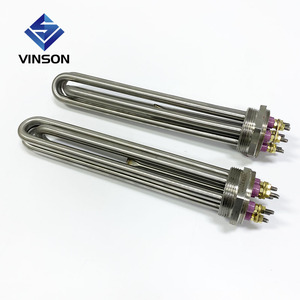 Nồi hơi sử dụng SS316 ngâm 380V 7.5Kw/15Kw 1.5 "/2" ren ống mặt bích nóng để làm nóng nước - Product Image 5