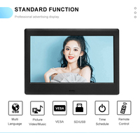 Cadre photo numérique publicitaire avec lecteur vidéo et images LCD, personnalisable avec logo d'usine, 7, 8, 10, 10,1 pouces, USB, carte SD