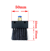 Brosse à huile industrielle pour chaînes, escaliers mécaniques et rails de guidage, petite brosse à huile en nylon, personnalisable OEM, anti-fuite d'huile