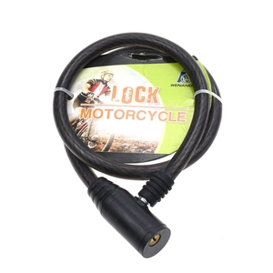 YH1351 <span class=keywords><strong>Cadena</strong></span> de acero de bloqueo de Cable de bicicleta de bobinado automático básico con 2 teclas Características DE SEGURIDAD Accesorios de bicicleta diseñados - Product Image 3