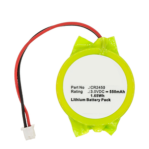 <span class=keywords><strong>Batterie</strong></span> au lithium <span class=keywords><strong>3V</strong></span> PLC Compatible avec les contrôleurs de la série FP-X AFPX-BATT à ultrasons Pan <span class=keywords><strong>CR2450</strong></span> Affichage GT32 Affichage GT32M - Product Image 3