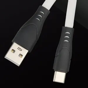 Huike 1M Usb Type C Kabel 6a Snel Opladen Usb 2.0 Naar TYPE-C Opladen Datakabel Voor Mobiele Telefoon