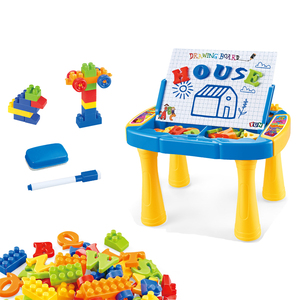 <span class=keywords><strong>Tablette</strong></span> d'écriture réutilisable effaçable personnalisée en gros, tableau de dessin coloré, jouets éducatifs d'apprentissage, blocs de construction - Product Image 3