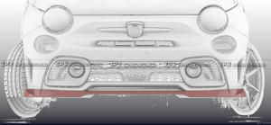 Nuevo Alerón Delantero Tipo EPA para Fiat 500 595 695 Abarth Serie 4 (Modelo S4 EU 2016-2023) - Product Image 4