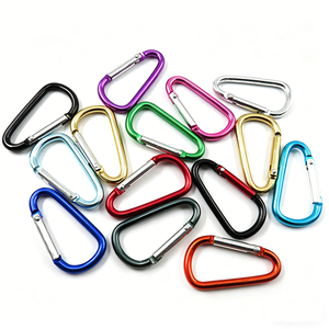 Mosquetón Grande en Forma de D, de Aleación de Aluminio con Acabado Brillante, Deportivo, Ecológico, Portátil, de Uso Industrial, Personalizable, en Oferta - Product Image 2