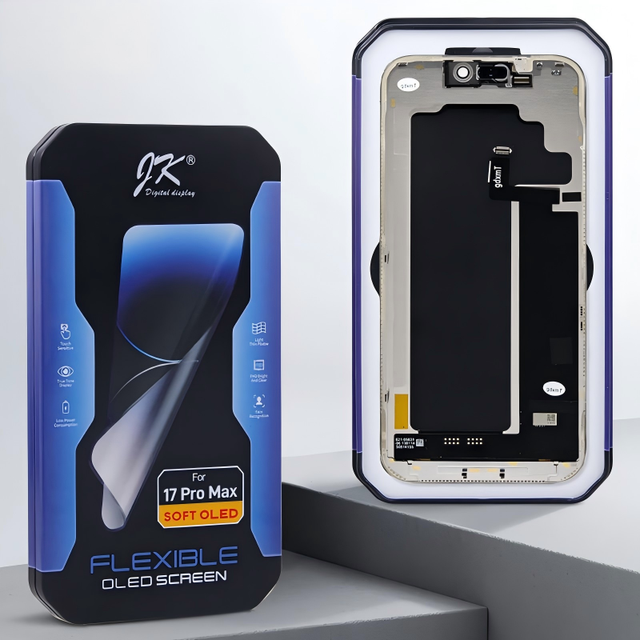 Jk Dd Soft Oled 120hz Repart Lcds Del Replacement Screen Original Frontal Display for iphone 15 14 13 12 11 Xs Pro Max 17 Pro